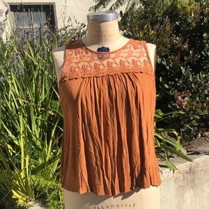 Forever 21 Plus Lace Babydoll Top 2X